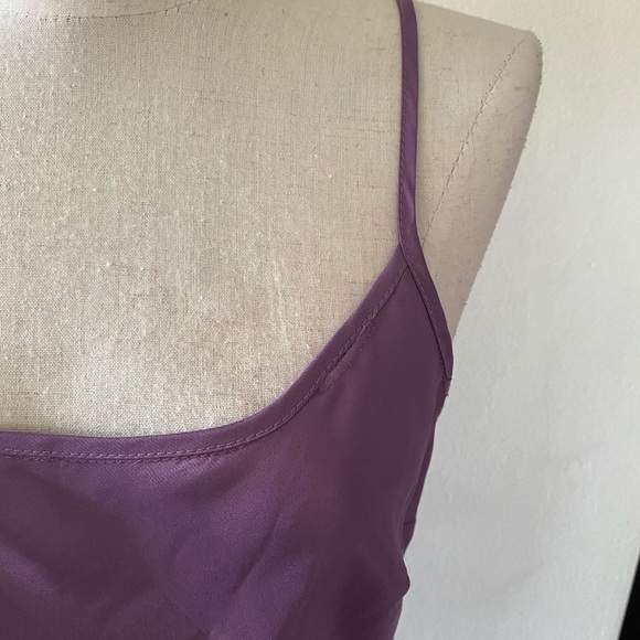 Gorgeous! Italian Designer Production Sample; Purple Slip&Cowl-Neck Dress! EUC! - Picture 10 of 16